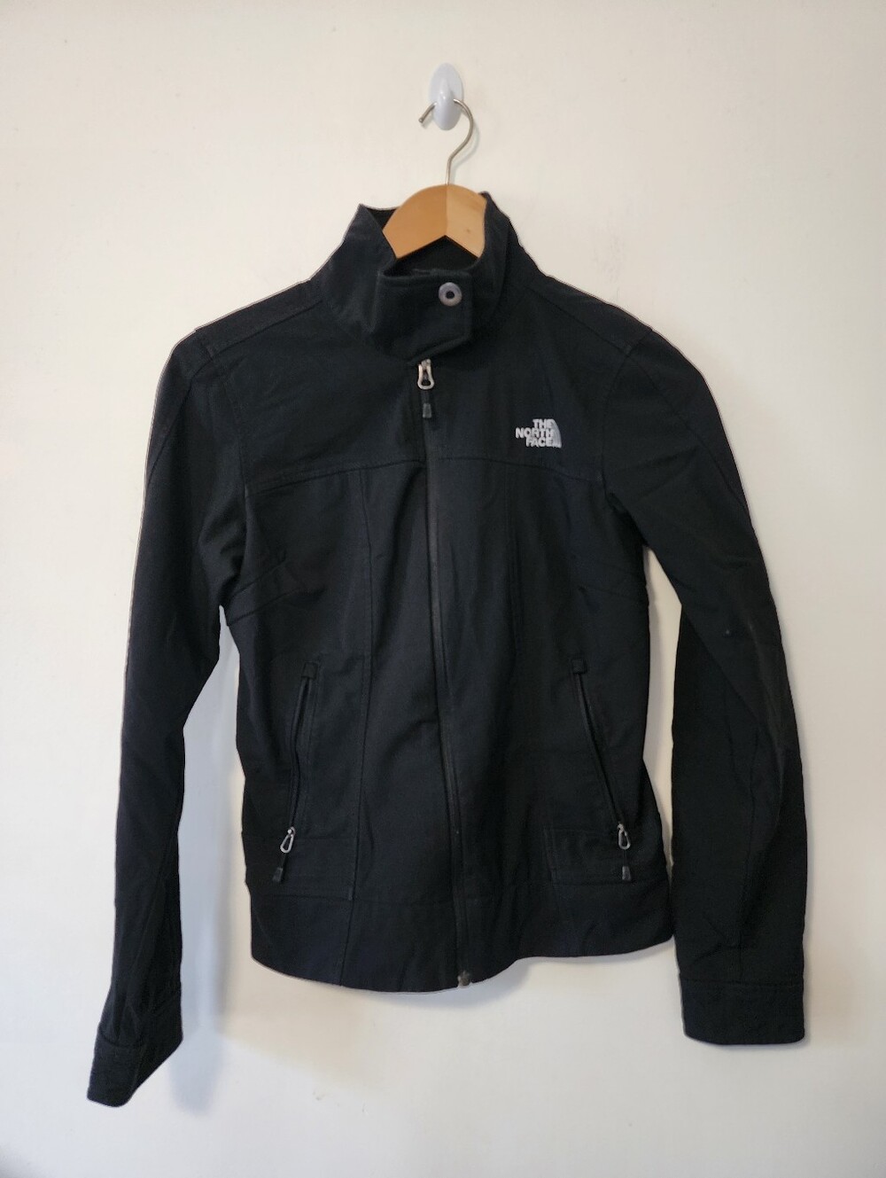 The North Face  Black Performance Jacket with High Collar